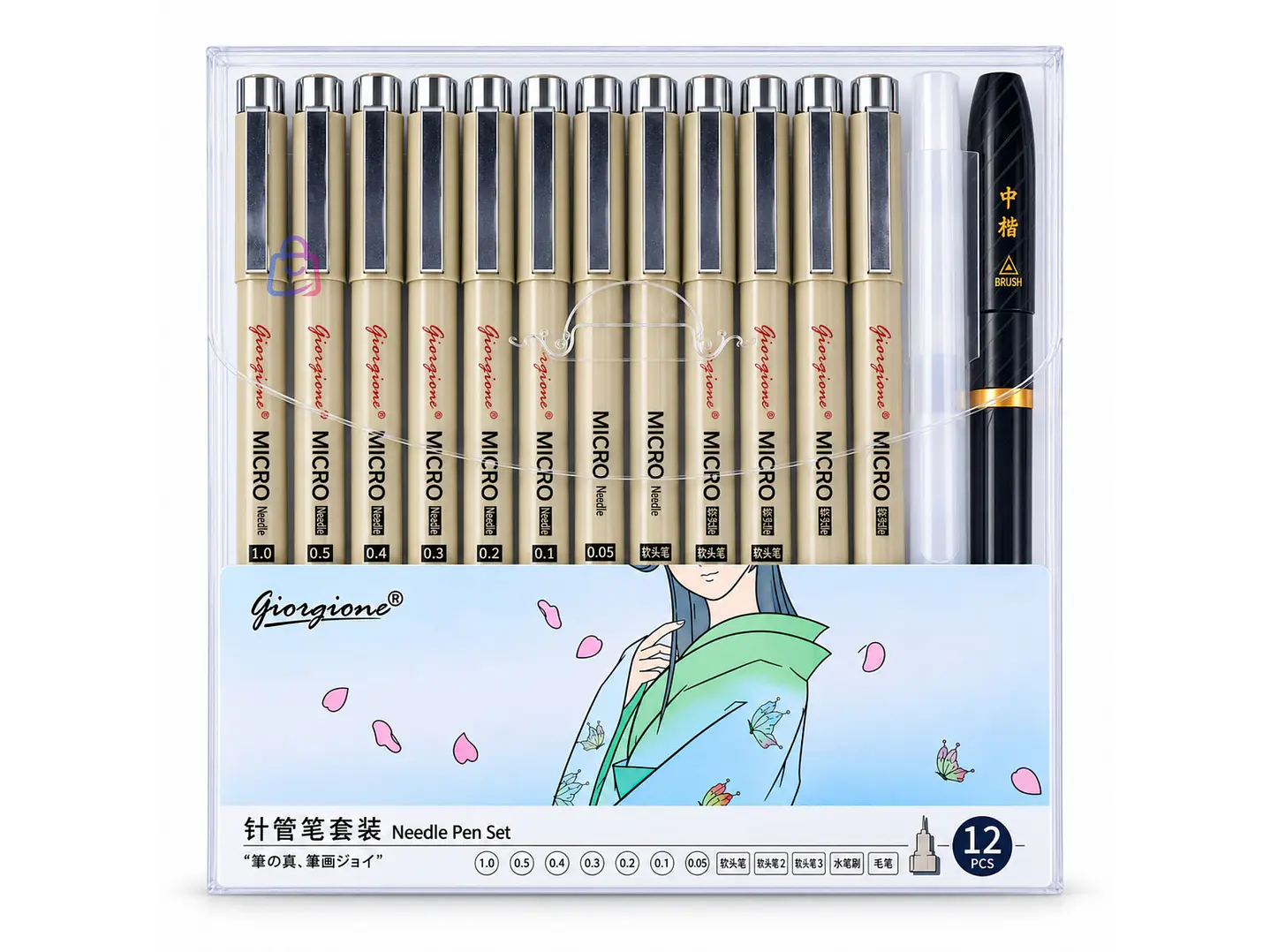 Set 12 Estilógrafos ZG012 Dibujo Manga Lettering - PS 4