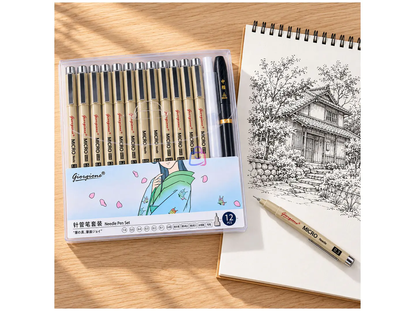 Set 12 Estilógrafos ZG012 Dibujo Manga Lettering - PS 3