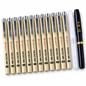 Set 12 Estilógrafos ZG012 Dibujo Manga Lettering - PS