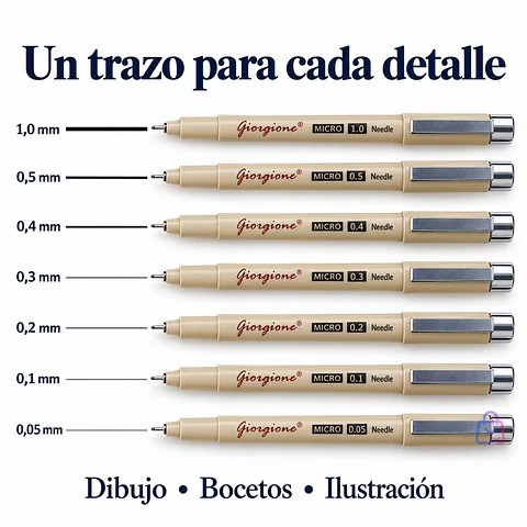 Set Estilógrafos ZG010 10 Piezas Dibujo Y Brush - PS