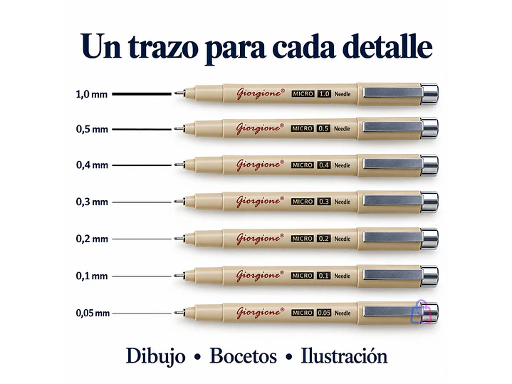 Set Estilógrafos ZG010 10 Piezas Dibujo Y Brush - PS 2
