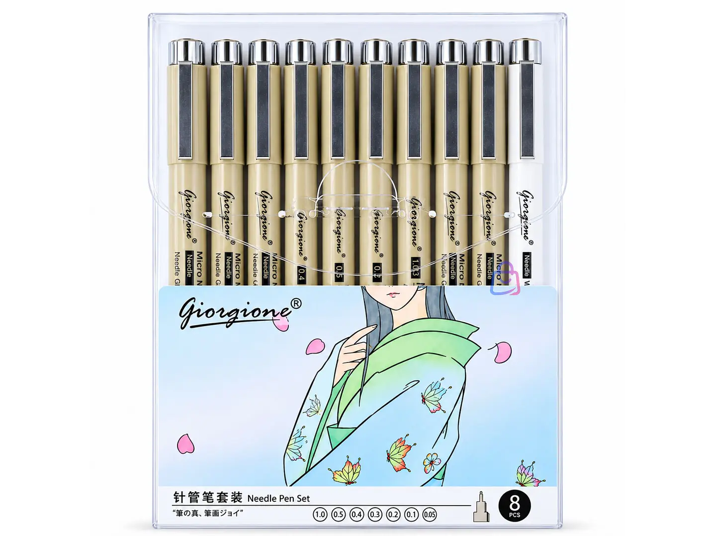 Set Estilógrafos ZG008 8 Piezas Dibujo Manga - PS 4