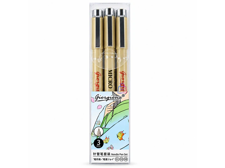 Set Estilógrafos ZG003 3 Piezas Dibujo Manga - PS 4