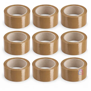 Pack 9 Cintas Embalaje Café 45mm x 40m 40 Micrones - PS