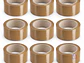 Pack 9 Cintas Embalaje Café 45mm x 40m 40 Micrones - PS - Miniatura 1
