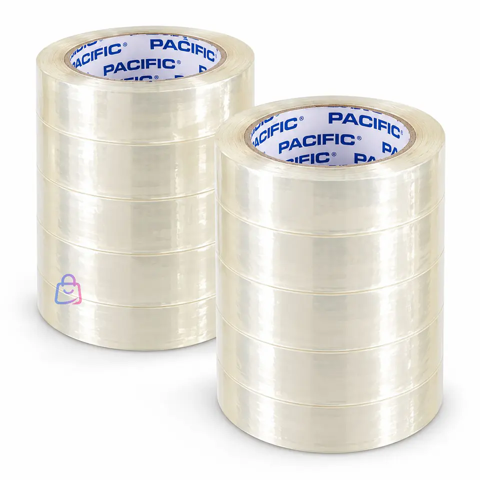 Pack 10 Cintas Adhesivas Transparentes 18mm x 60m - PS 4