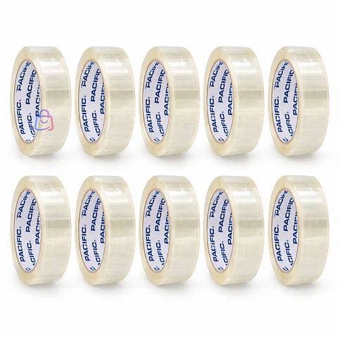 Pack 10 Cintas Adhesivas Transparentes 18mm x 60m - PS
