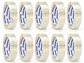 Pack 10 Cintas Adhesivas Transparentes 18mm x 60m - PS - Miniatura 1
