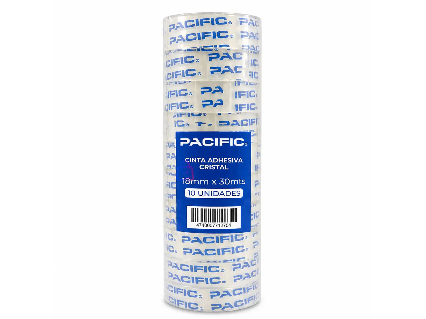 Pack 10 Cintas Adhesivas Transparente 18mm x 30m - PS 3