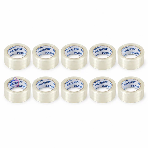 Pack 10 Cintas Adhesivas Transparentes 18mm x 20m - PS