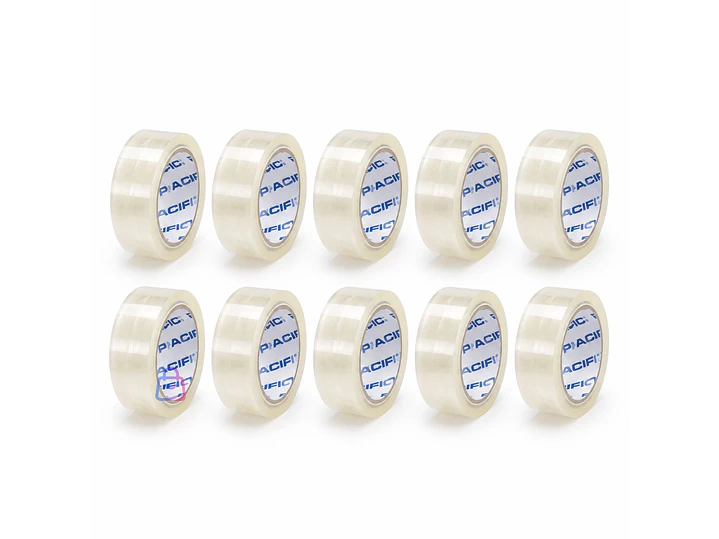 Pack 10 Cintas Adhesivas Transparentes 18mm x 10m - PS 1