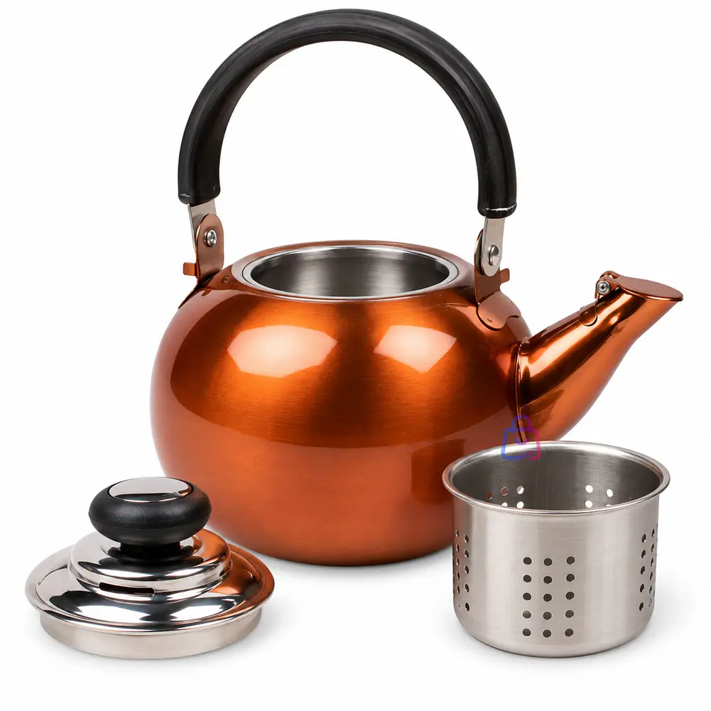 Tetera Acero Inoxidable Cobre 800ml Diana Inducción - PS 1