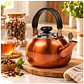 Tetera Acero Inoxidable Cobre 800ml Diana Inducción - PS - Miniatura 2