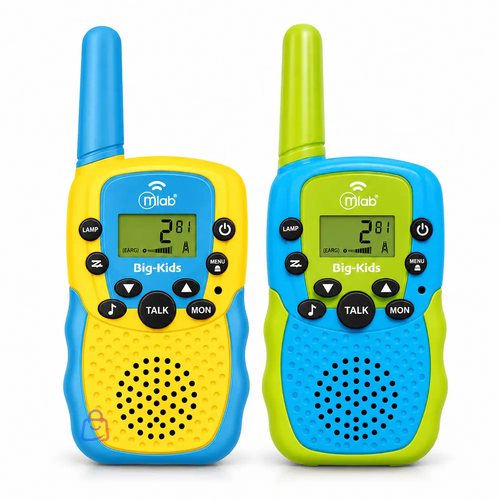 Kit 2 Walkie Talkie Niños Big Kids 22 Canales Linterna - PS 1