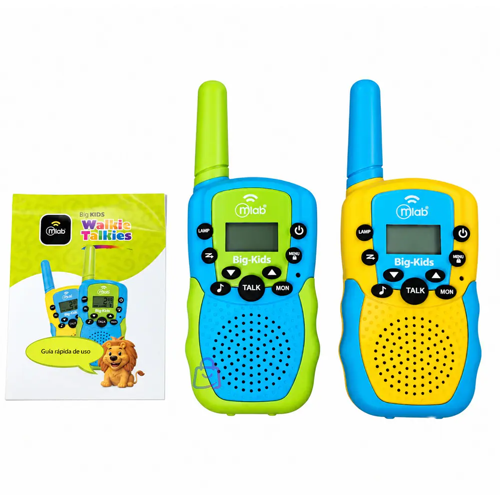 Kit 2 Walkie Talkie Niños Big Kids 22 Canales Linterna - PS 5