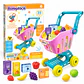 Carrito De Compras Infantil Supermercado 25 Accesorios - PS - Miniatura 3