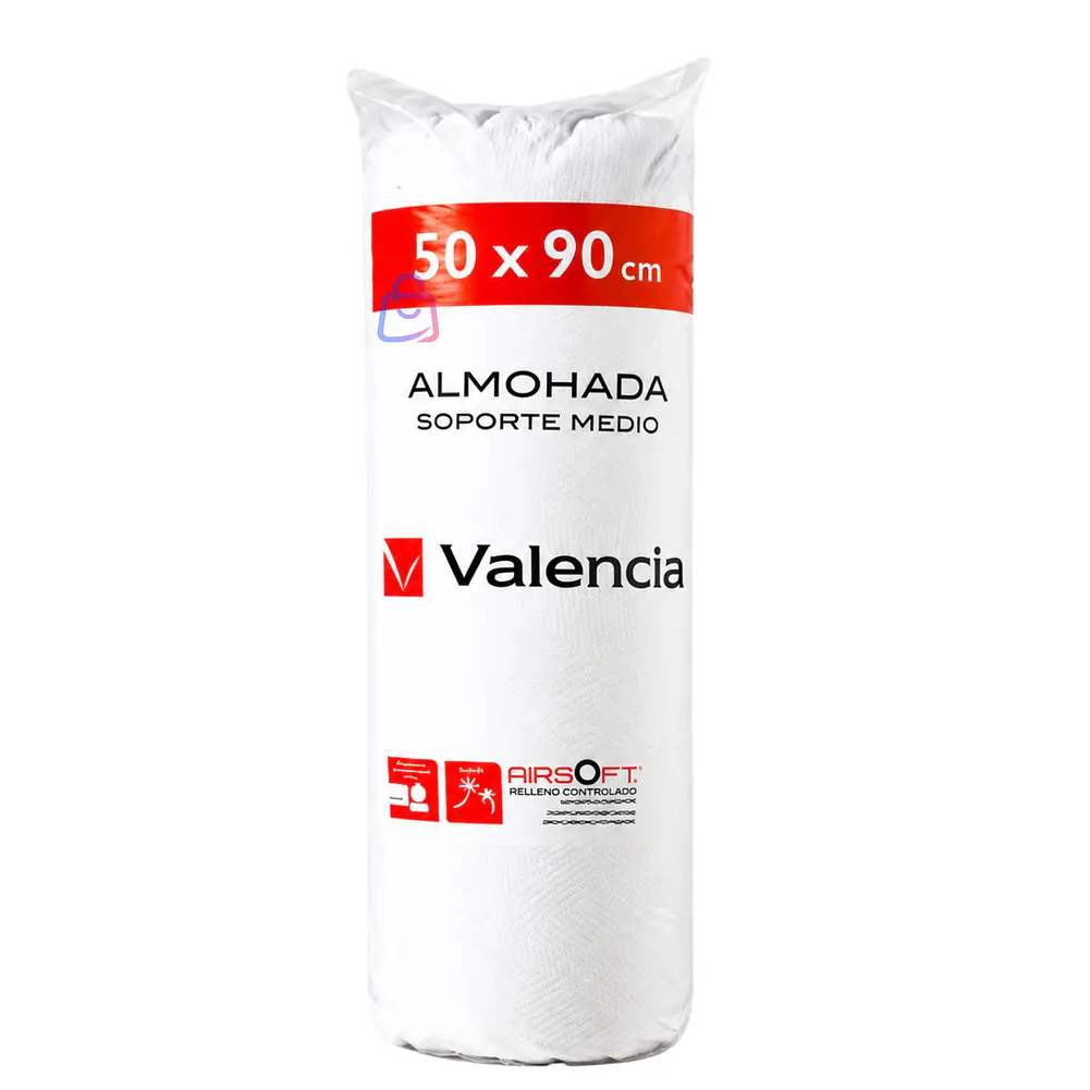 Almohada Microfibra 50x90 Cm Soporte Regular Blanca - PS 4