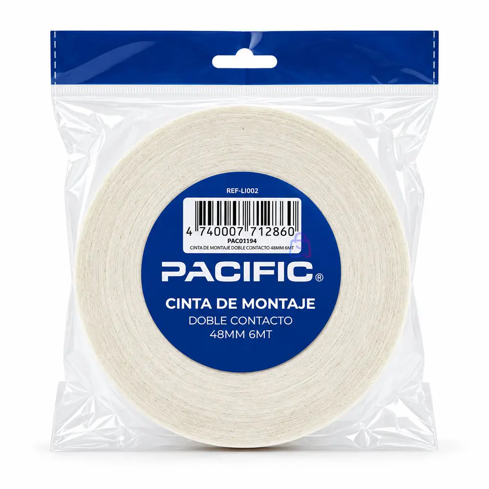 Cinta Doble Contacto Montaje Espuma Blanca 48mm X 6m - PS 4