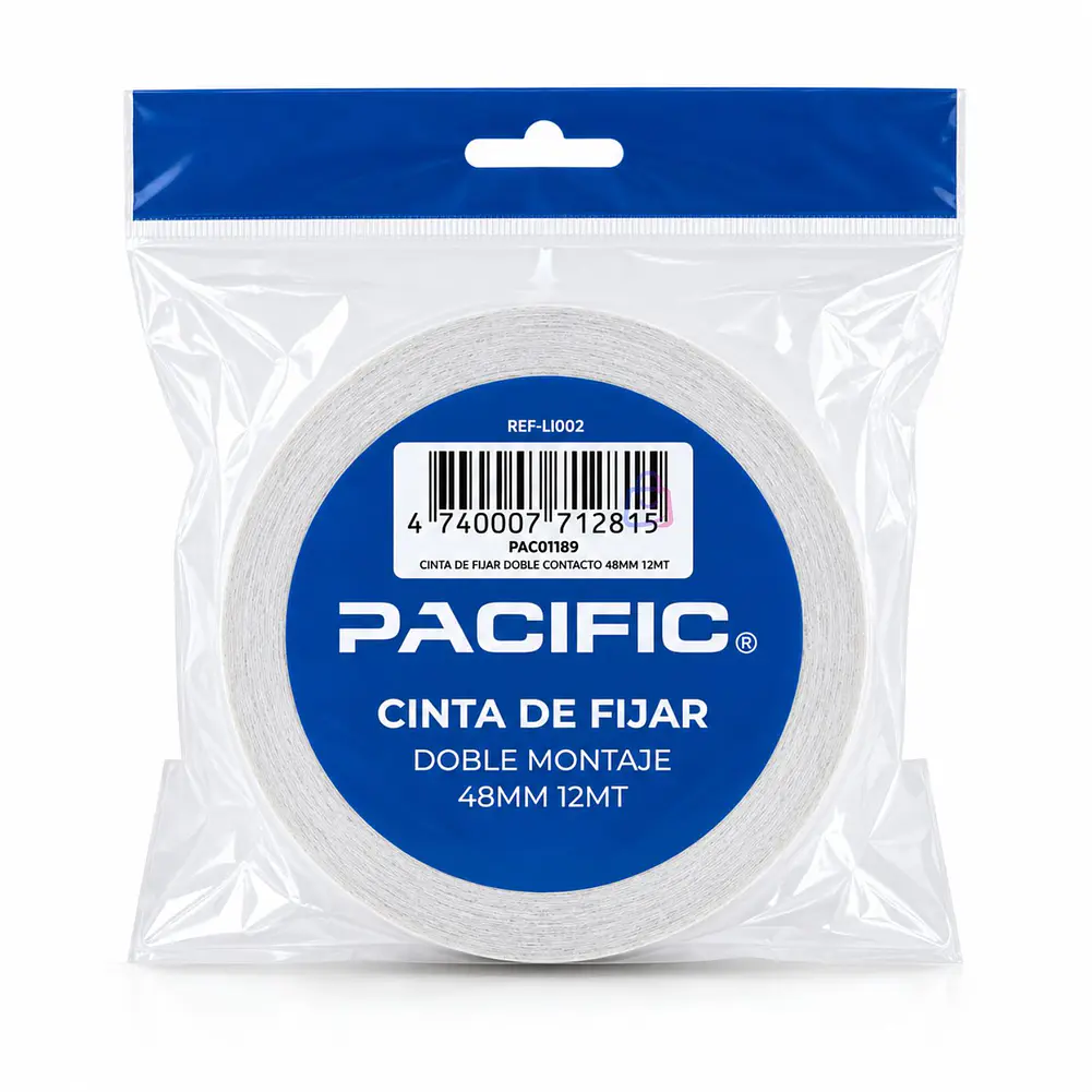 Cinta Doble Contacto 48mm X 12m Adhesiva Doble Cara - PS 4
