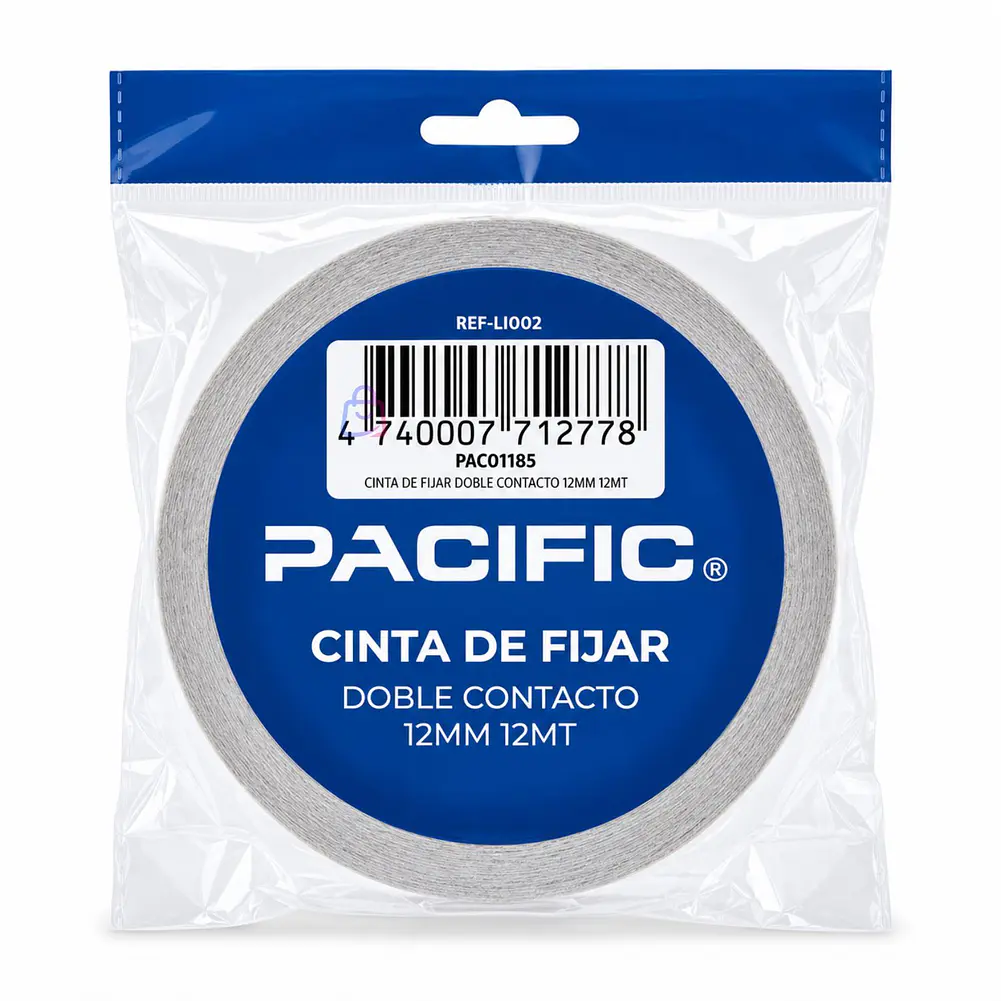 Cinta Doble Contacto 12mm X 12m Adhesiva Doble Faz - PS 4