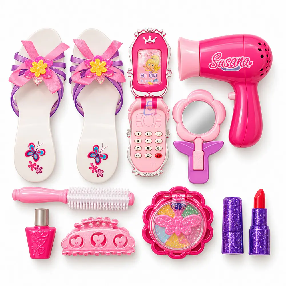 Set Belleza Infantil 11 Piezas Juego De Roles - PS 1