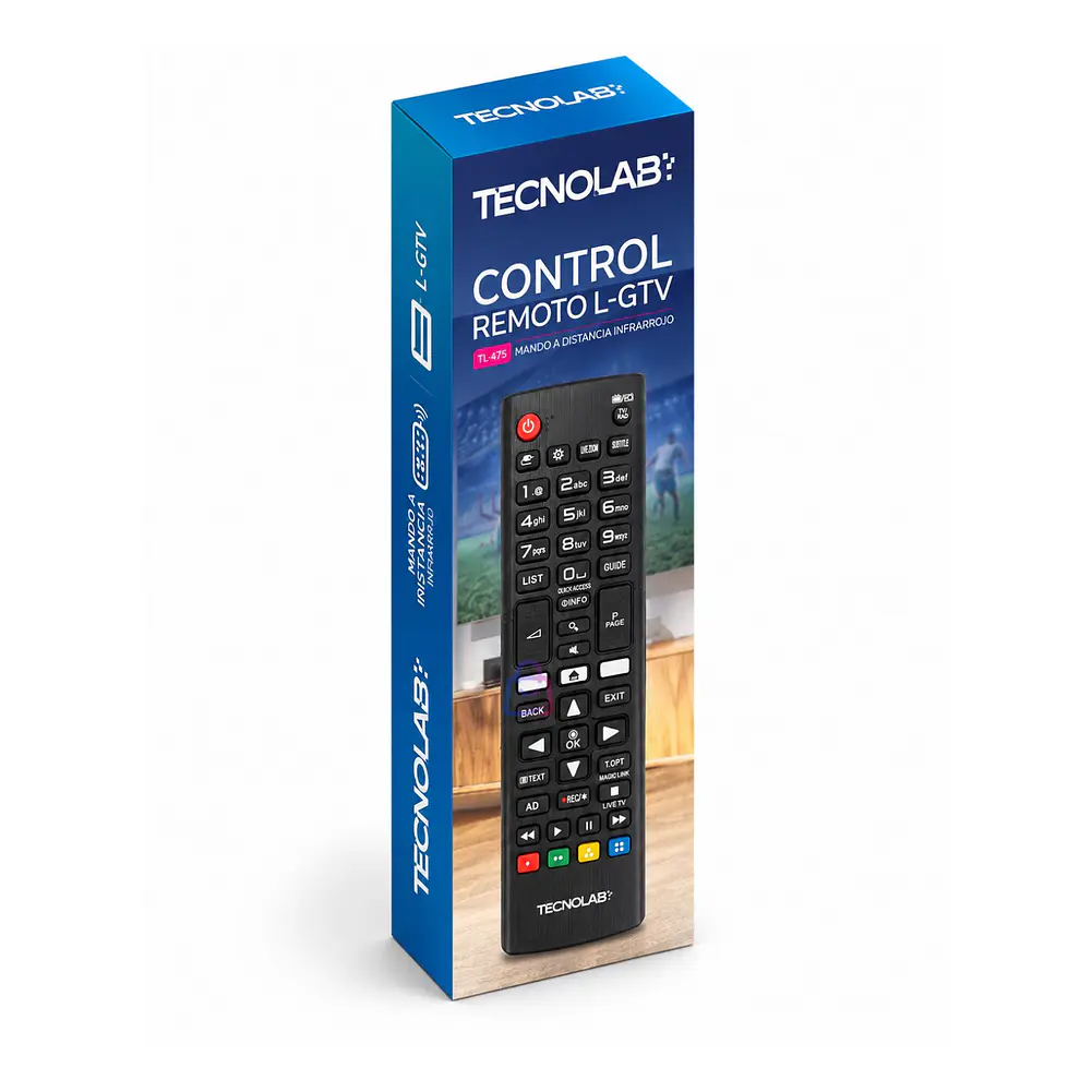 Control Remoto Tecnolab Compatible Con TV LG Infrarrojo - PS 4