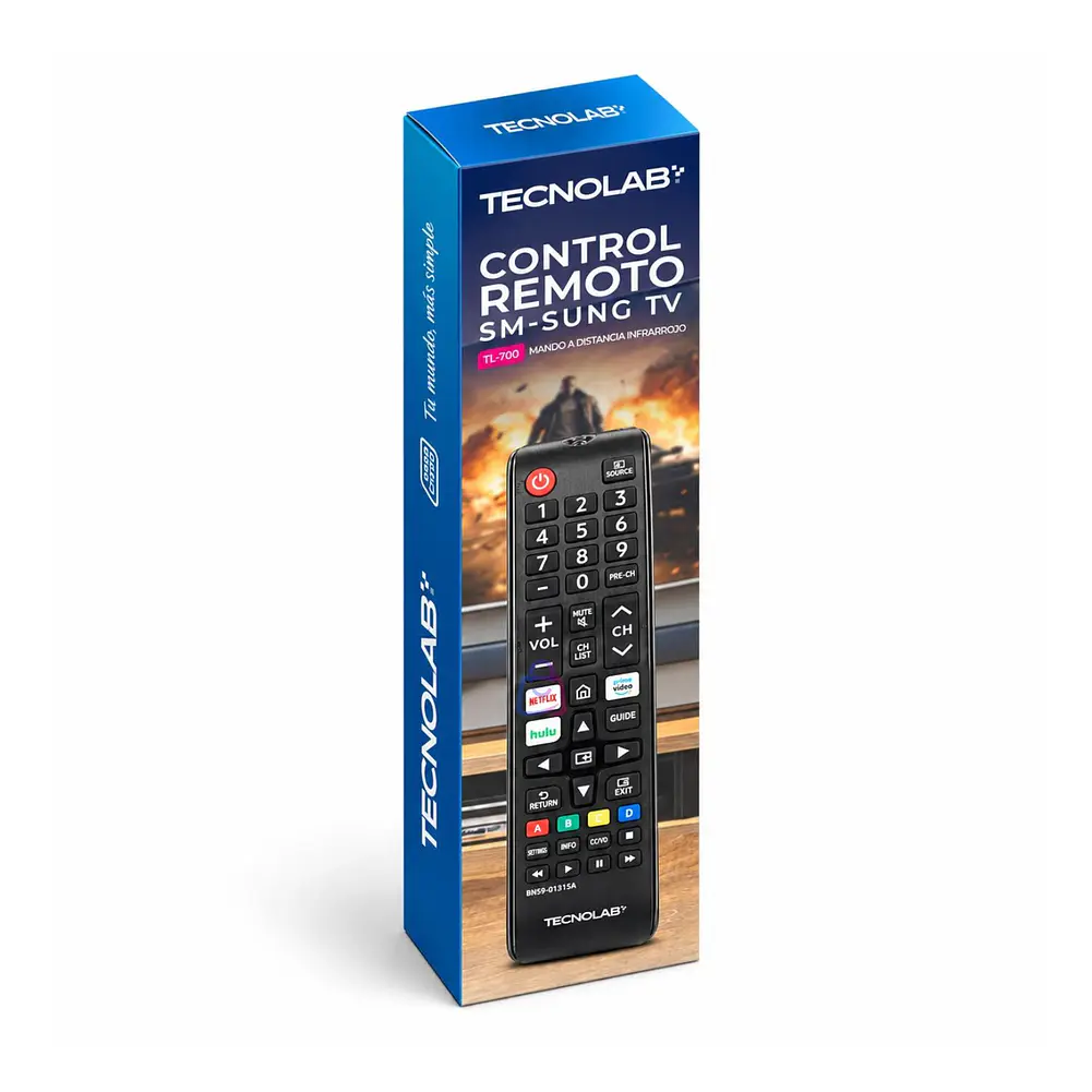 Control Remoto Tecnolab Compatible Con Smart TV Samsung - PS 4