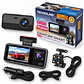 Cámara Auto Dashcam 3 Lentes Full HD 1080p Wifi IPS - PS - Miniatura 3
