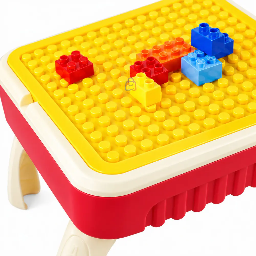 Mesa Infantil De Bloques Y Pizarra Plumones Y Borrador - PS 3