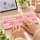 Teclado Bluetooth Inalámbrico Portátil 64 Teclas Retro - PS - Miniatura 13