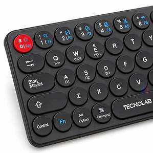 Teclado Bluetooth Inalámbrico Portátil 64 Teclas Retro - PS