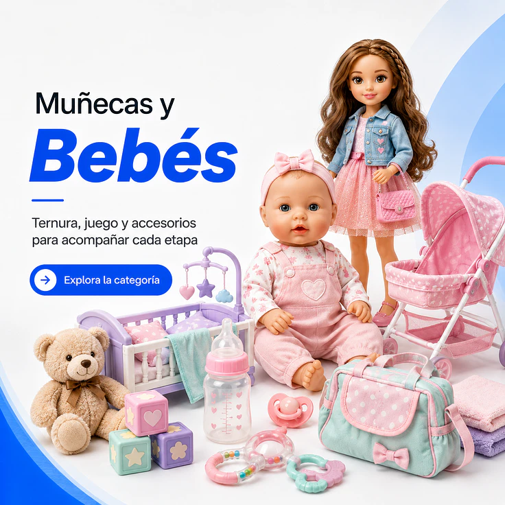 Jueguetes Muñecas y Bebés