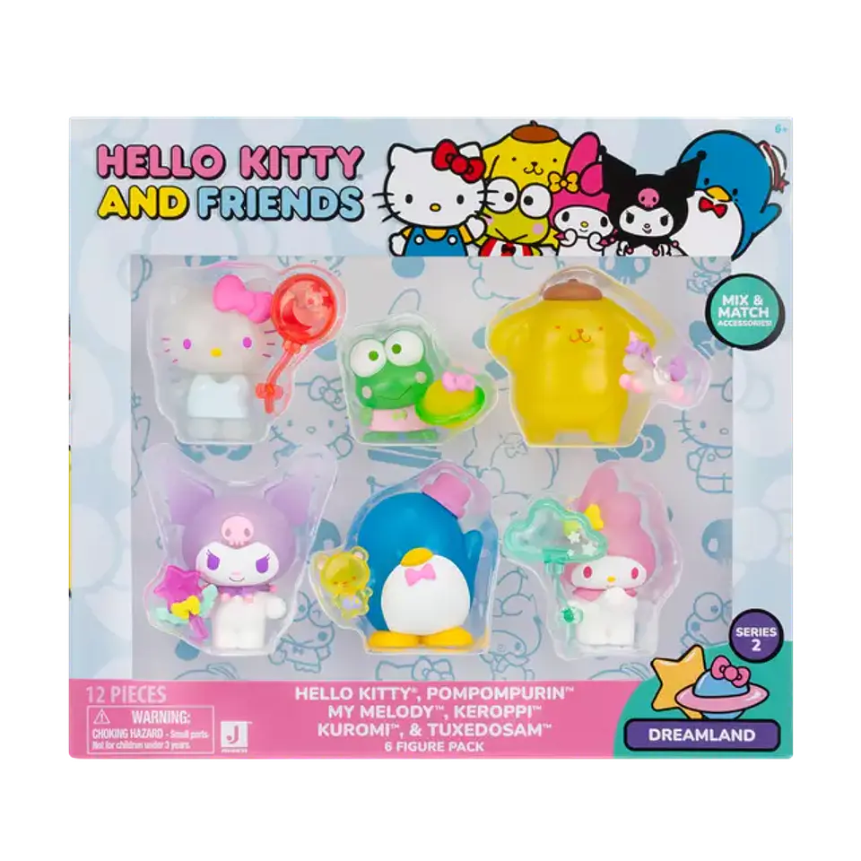 Set de 6 Figuras Hello Kitty and Friends 1