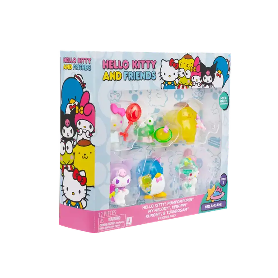 Set de 6 Figuras Hello Kitty and Friends 4