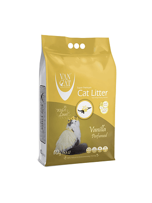 Arena Sanitaria Van Cat 10 kilos aroma Vainilla