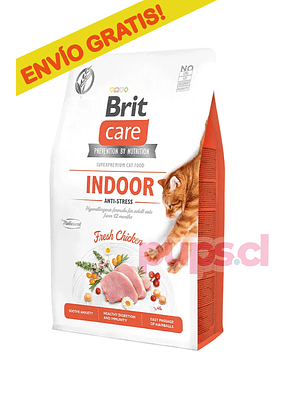 BRIT CARE CAT  INDOOR ANTI-STRESS GRAIN-FREE - 2Kg