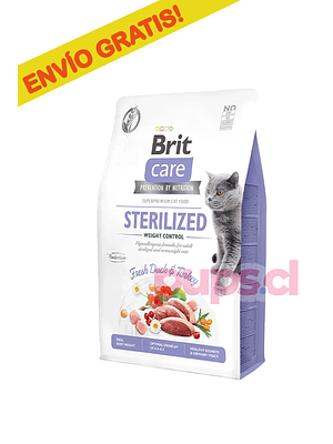 BRIT CARE CAT GRAIN-FREE SENIOR WEIGHT CONTROL 2 KG