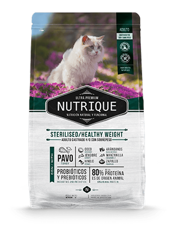 Nutrique Healty Weight/Sterelized - esterilizado - control peso 1