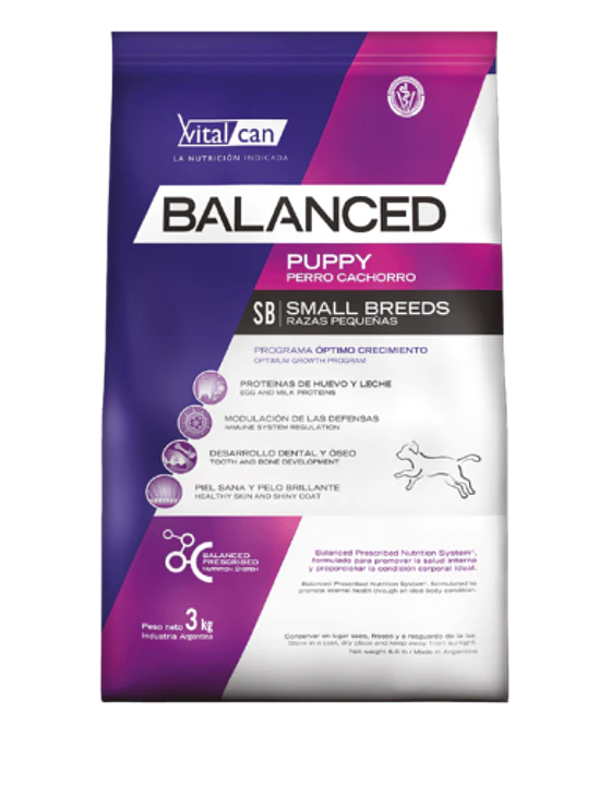 Balanced Puppy Small Breeds 3-7,5 kg 1
