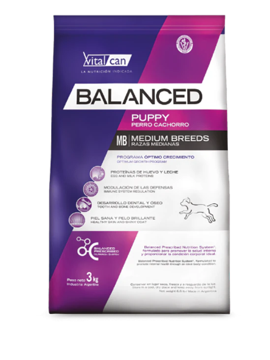 Balanced Puppy Medium Breed 3-12 kg 1