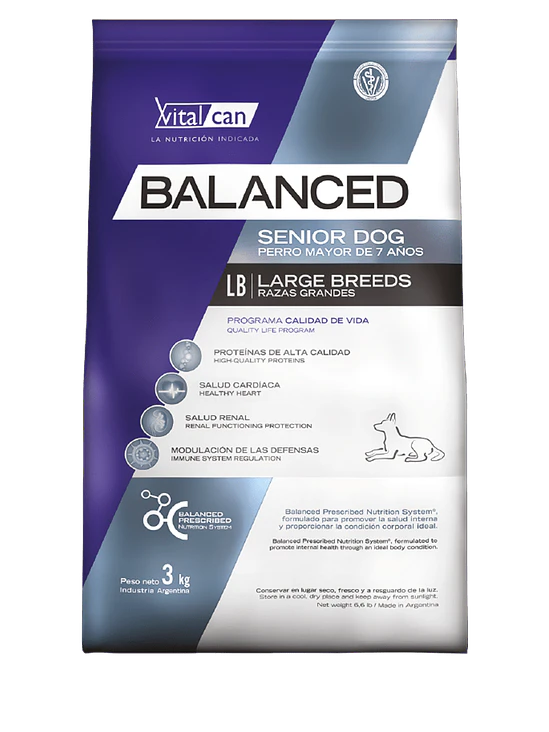 Balanced Senior Large Breed 3-15 kg 1