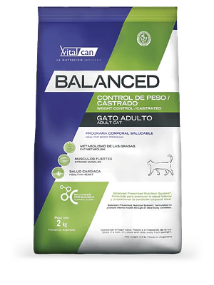 Balanced Gato Control Peso Castrado 2-7,5 kg