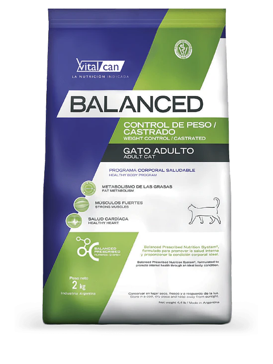Balanced Gato Control Peso Castrado 2-7,5 kg 1
