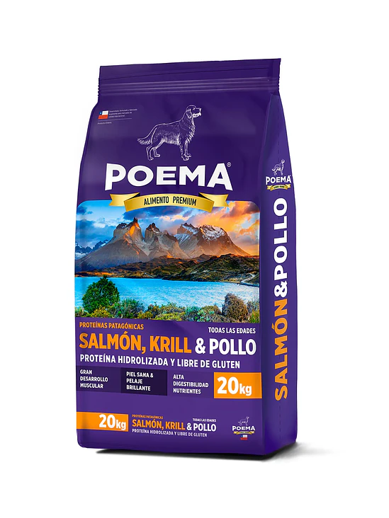 Poema Adulto Patagonico Salmon/Krill/Pollo 12 y 20Kilos 1