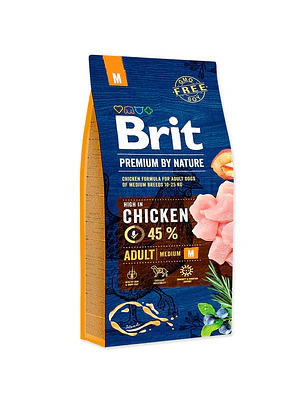 Brit Care Premium Pollo adulto raza Mediana 15kilos