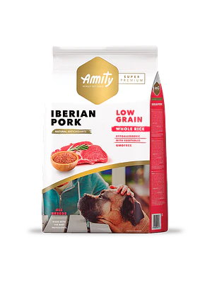 Amity Perro Adulto Iberian Pork 14kilos fórmula low‑grain con cerdo ibérico