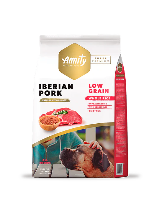 Amity Perro Adulto Iberian Pork 14kilos fórmula low‑grain con cerdo ibérico 1
