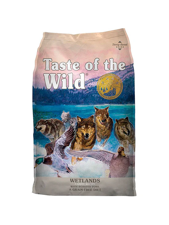 Taste of the Wild Wetlands perro adulto PATO 12kg 1
