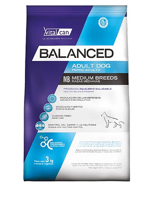Balanced Adult Medium Breed 3-12 kg