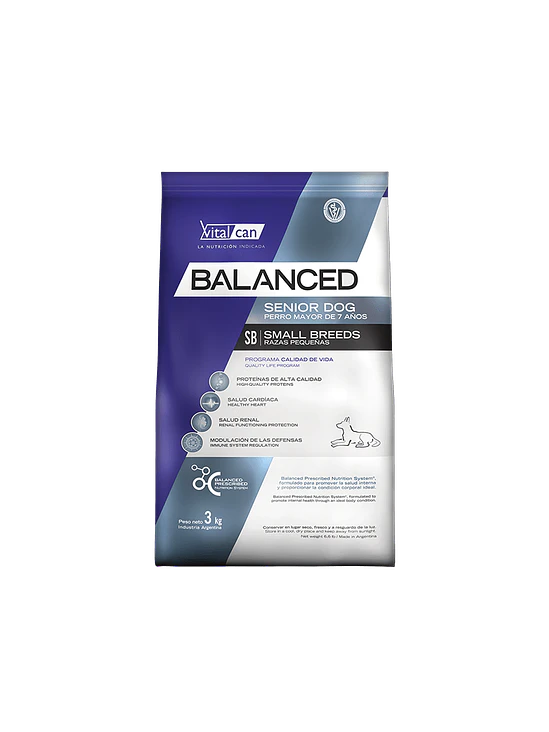 Balanced Senior Small Breed 3-7,5 kg 1